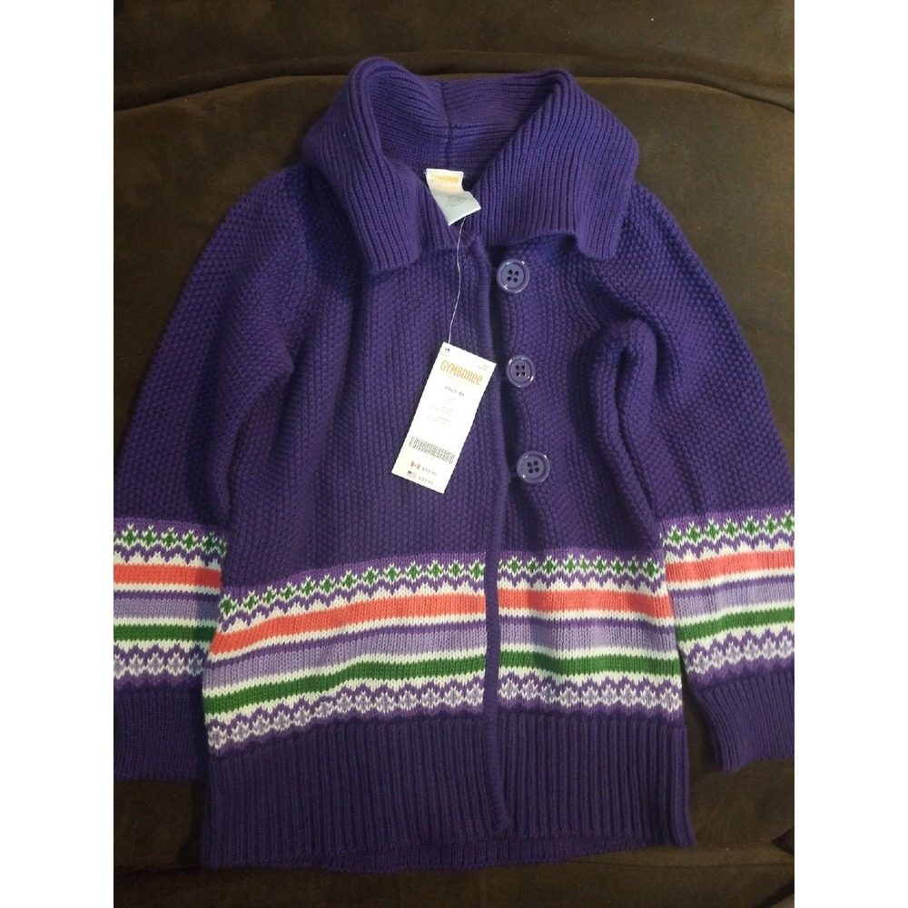 Gymboree falling for feathers sweater xs 3 4 nwt